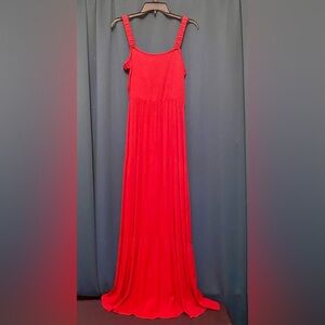 Red maxi dress by Forever 21. Bought and never wore it. Flowy & beautiful!